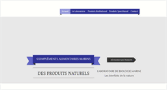 Desktop Screenshot of biothalassol.com